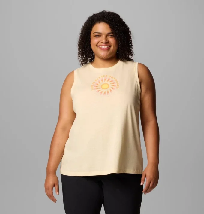 Damen Ruby Springs™ Grafik-Tanktop – Übergröße