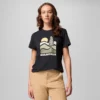 Damen Ruby Springs™ Graphic Fitted Kurzarm-Shirt