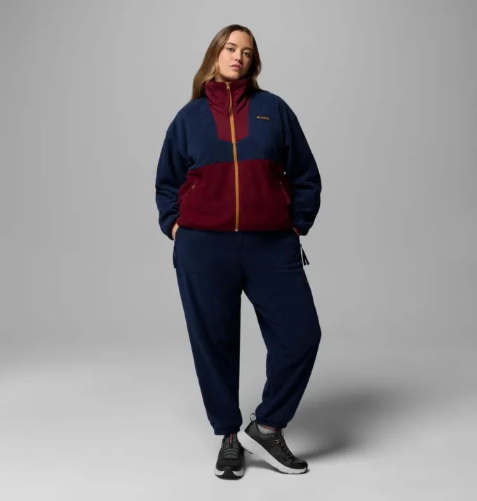 Damen Sequoia Grove™ Fleece mit durchgehendem Reißverschluss – Übergrößen