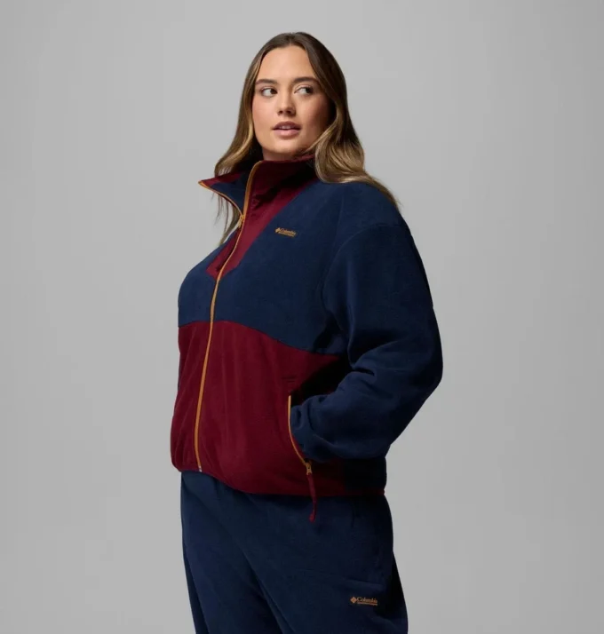 Damen Sequoia Grove™ Fleece mit durchgehendem Reißverschluss – Übergrößen