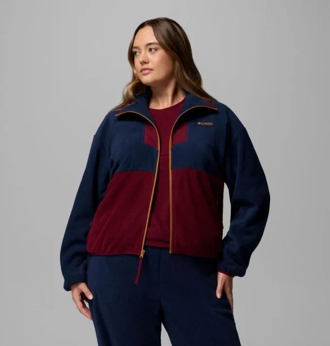 Damen Sequoia Grove™ Fleece mit durchgehendem Reißverschluss – Übergrößen