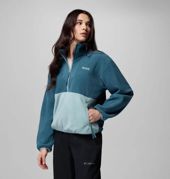 Damen Sequoia Grove™ Fleecejacke mit halbem Reißverschluss Damen Sequoia Grove™ Fleecejacke mit halbem Reißverschluss