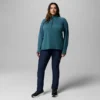 Damen-Shirt DriVenture™ mit halbem Reißverschluss – Übergrößen Damen-Shirt DriVenture™ mit halbem Reißverschluss – Übergrößen