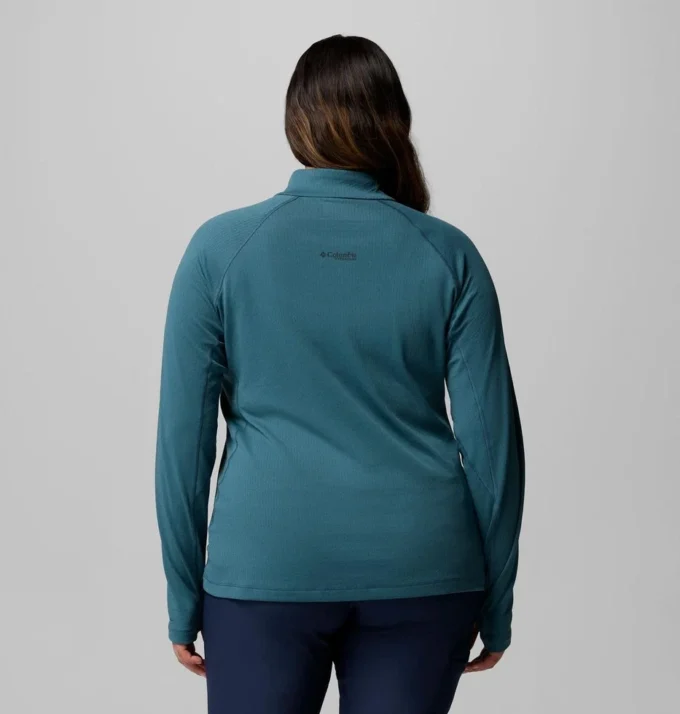 Damen-Shirt DriVenture™ mit halbem Reißverschluss – Übergrößen Damen-Shirt DriVenture™ mit halbem Reißverschluss – Übergrößen