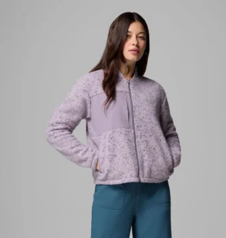 Damen Stellar Path™ Fleece-Bomberjacke mit durchgehendem Reißverschluss