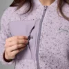 Damen Stellar Path™ Fleece-Bomberjacke mit durchgehendem Reißverschluss