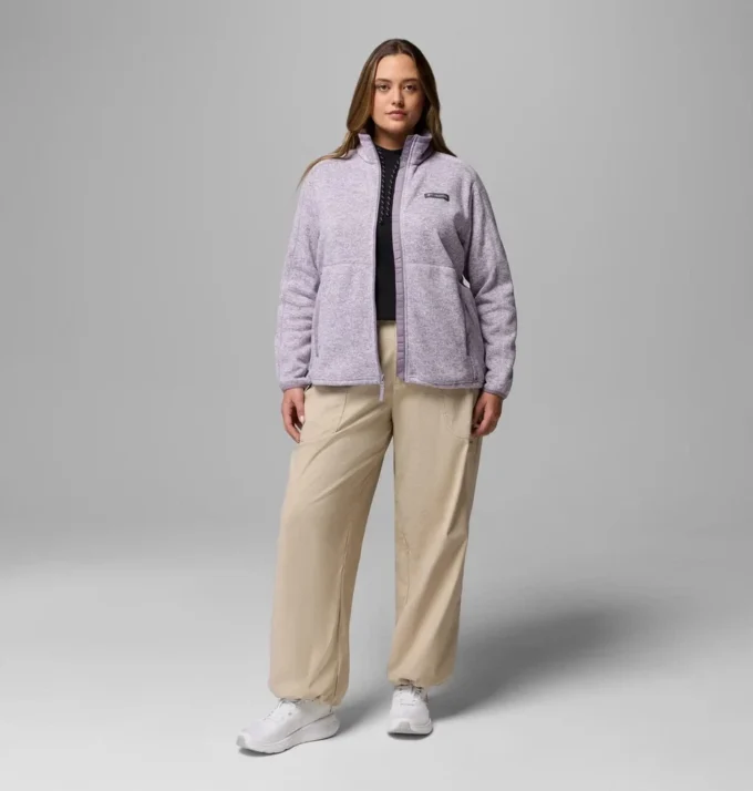 Damen Sweater Weather™ II Jacke mit durchgehendem Reißverschluss – Übergrößen