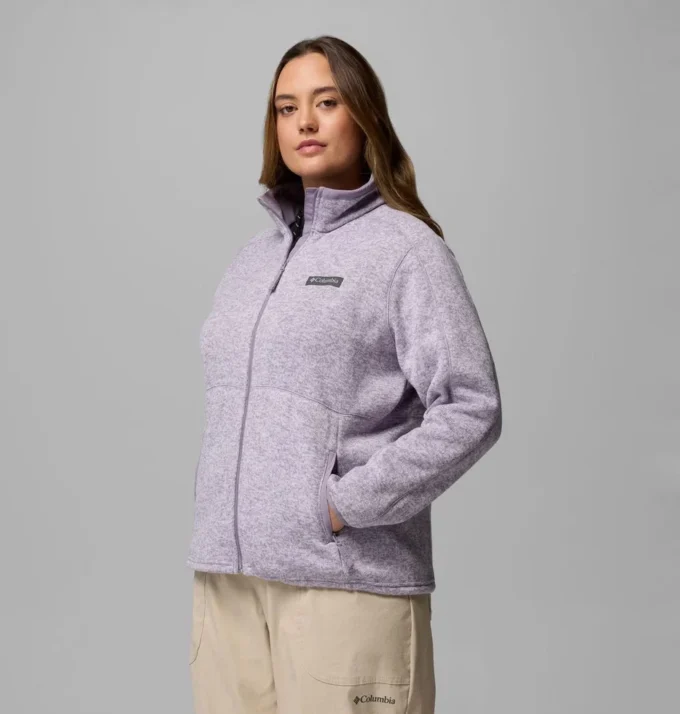 Damen Sweater Weather™ II Jacke mit durchgehendem Reißverschluss – Übergrößen