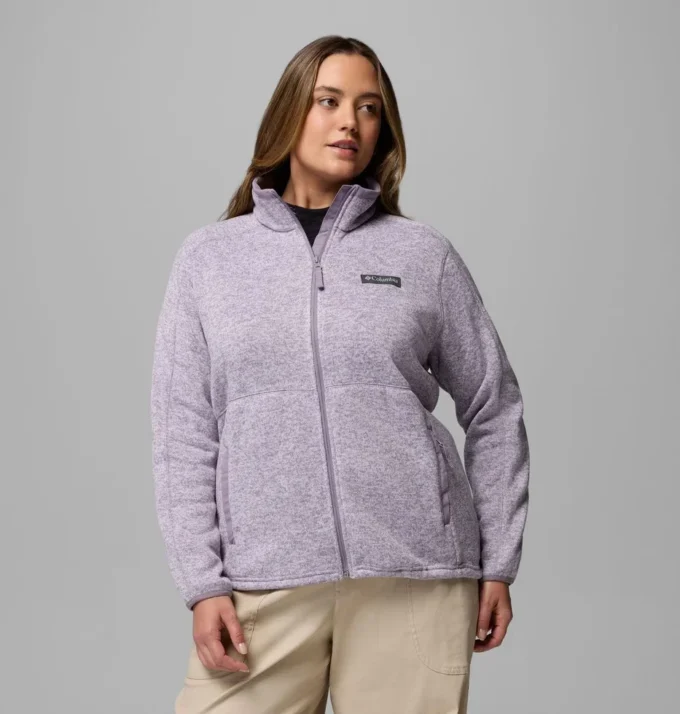 Damen Sweater Weather™ II Jacke mit durchgehendem Reißverschluss – Übergrößen