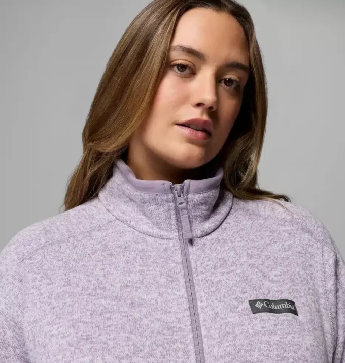 Damen Sweater Weather™ II Jacke mit durchgehendem Reißverschluss – Übergrößen