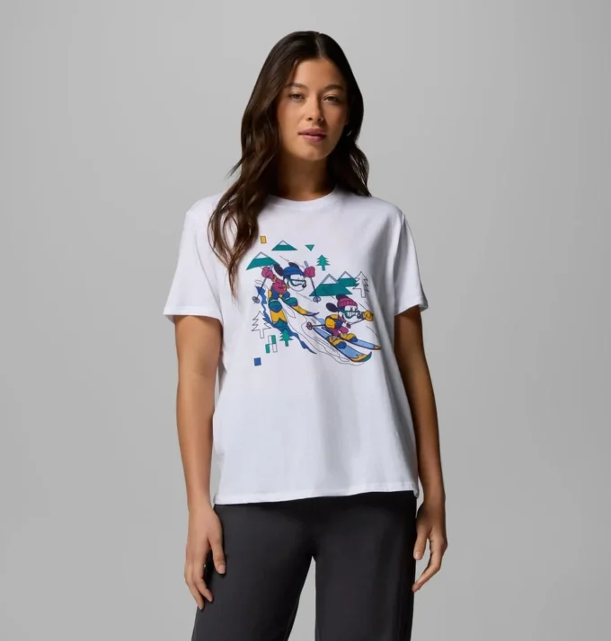 Damen-T-Shirt CSC x Disney mit Grafik