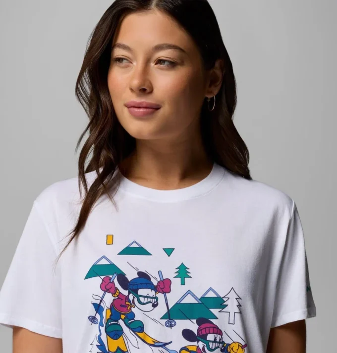 Damen-T-Shirt CSC x Disney mit Grafik