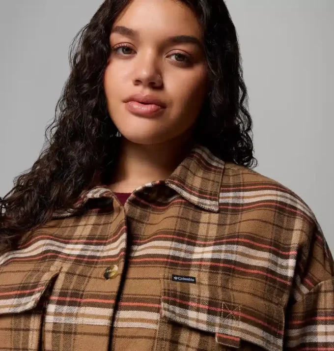 Damen Wildest Venture™ Hemdjacke – Übergröße