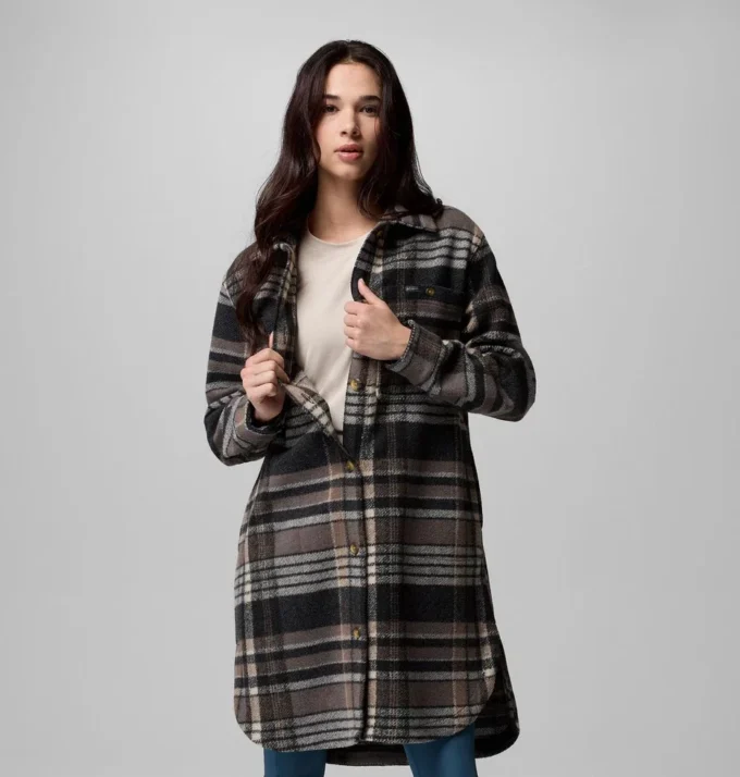 Damen Wildest Venture™ Langer Fleece-Mantel Damen Wildest Venture™ Langer Fleece-Mantel