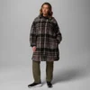 Damen Wildest Venture™ langer Fleece-Mantel – Übergröße