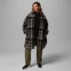 Damen Wildest Venture™ langer Fleece-Mantel – Übergröße