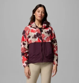 Damen-Windjacke Spire Valley™ mit Print