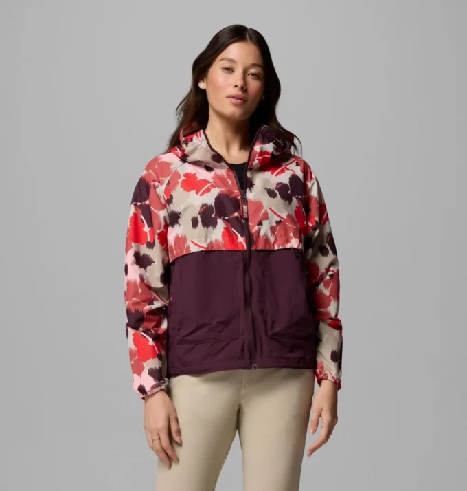 Damen-Windjacke Spire Valley™ mit Print