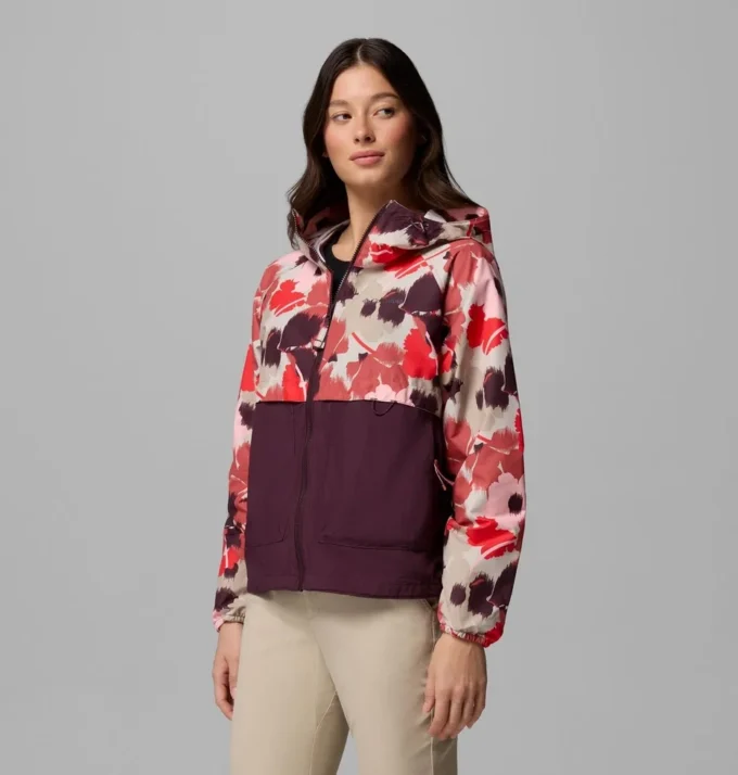 Damen-Windjacke Spire Valley™ mit Print