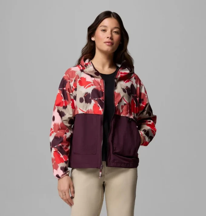 Damen-Windjacke Spire Valley™ mit Print