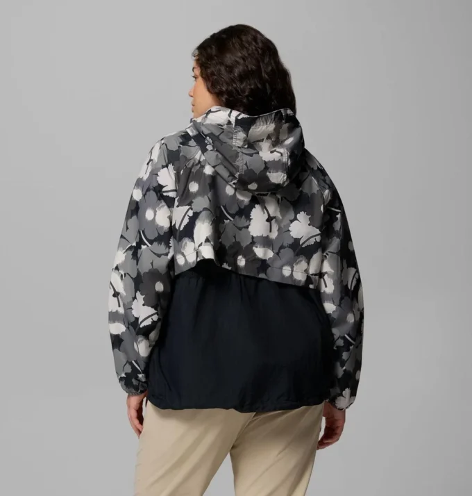 Damen-Windjacke Spire Valley™ mit Print – Übergrößen Damen-Windjacke Spire Valley™ mit Print – Übergrößen