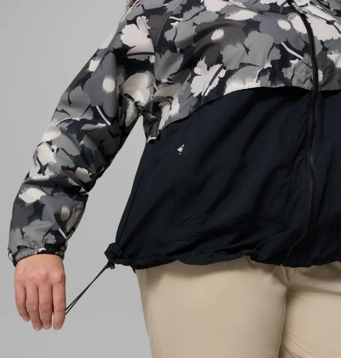 Damen-Windjacke Spire Valley™ mit Print – Übergrößen Damen-Windjacke Spire Valley™ mit Print – Übergrößen