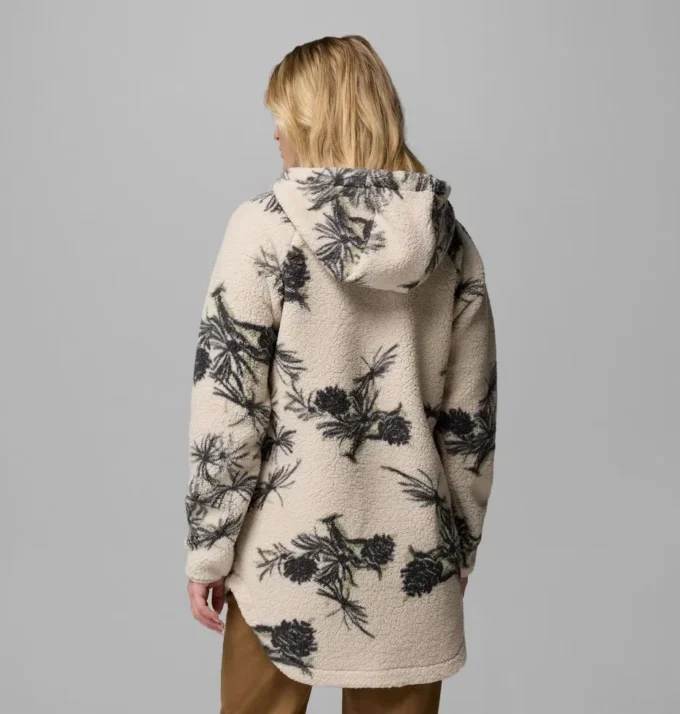 Damen Winter Warmth™ Hoodie mit durchgehendem Reißverschluss und Print