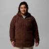 Damen Winter Warmth™ Kapuzenjacke mit durchgehendem Reißverschluss – Übergrößen