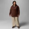 Damen Winter Warmth™ Kapuzenjacke mit durchgehendem Reißverschluss – Übergrößen