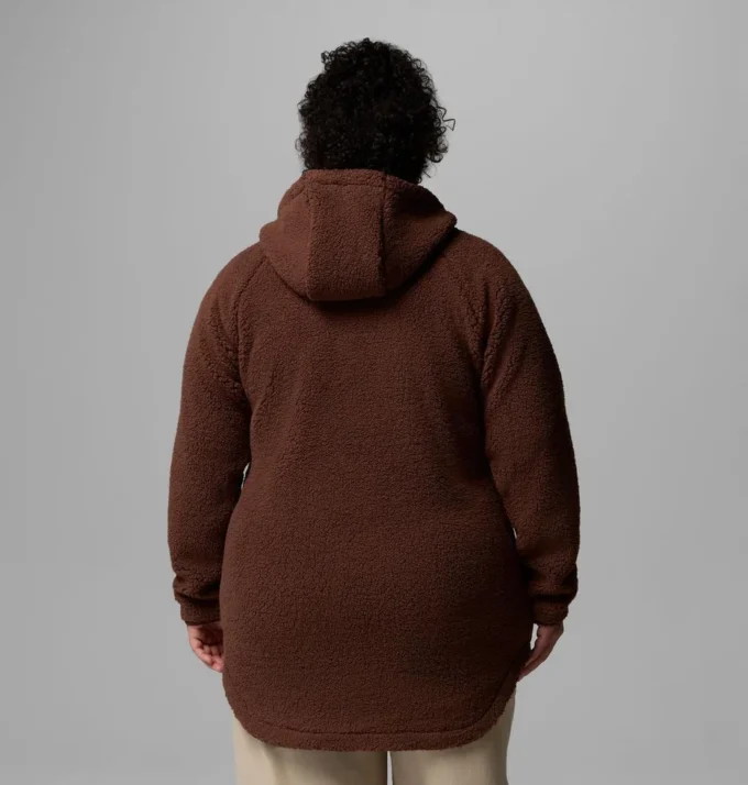 Damen Winter Warmth™ Kapuzenjacke mit durchgehendem Reißverschluss – Übergrößen