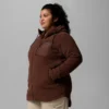 Damen Winter Warmth™ Kapuzenjacke mit durchgehendem Reißverschluss – Übergrößen