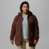 Damen Winter Warmth™ Kapuzenjacke mit durchgehendem Reißverschluss – Übergrößen