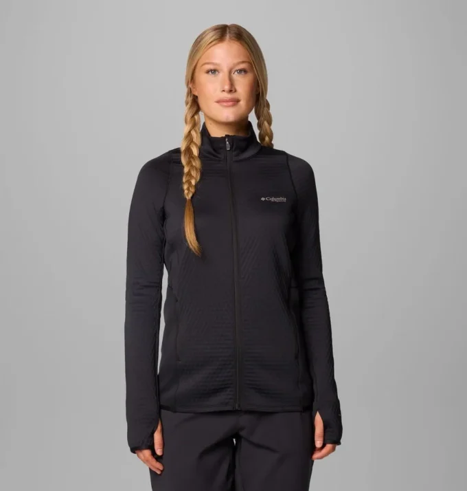 Damenjacke Crystal Leaf™ Omni-Heat™ Helix mit durchgehendem Reißverschluss Damenjacke Crystal Leaf™ Omni-Heat™ Helix mit durchgehendem Reißverschluss
