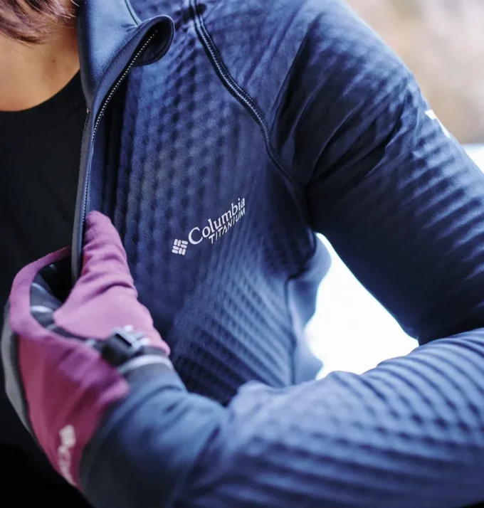 Damenjacke Crystal Leaf™ Omni-Heat™ Helix mit durchgehendem Reißverschluss Damenjacke Crystal Leaf™ Omni-Heat™ Helix mit durchgehendem Reißverschluss