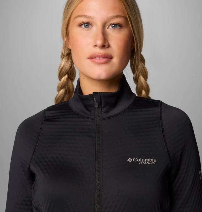 Damenjacke Crystal Leaf™ Omni-Heat™ Helix mit durchgehendem Reißverschluss Damenjacke Crystal Leaf™ Omni-Heat™ Helix mit durchgehendem Reißverschluss