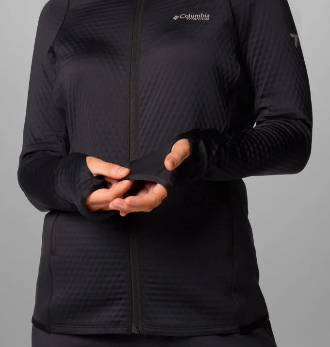 Damenjacke Crystal Leaf™ Omni-Heat™ Helix mit durchgehendem Reißverschluss Damenjacke Crystal Leaf™ Omni-Heat™ Helix mit durchgehendem Reißverschluss