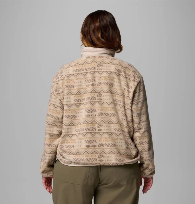 Damenjacke Sequoia Grove™ mit Print und halbem Reißverschluss – Übergrößen