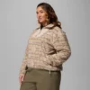 Damenjacke Sequoia Grove™ mit Print und halbem Reißverschluss – Übergrößen