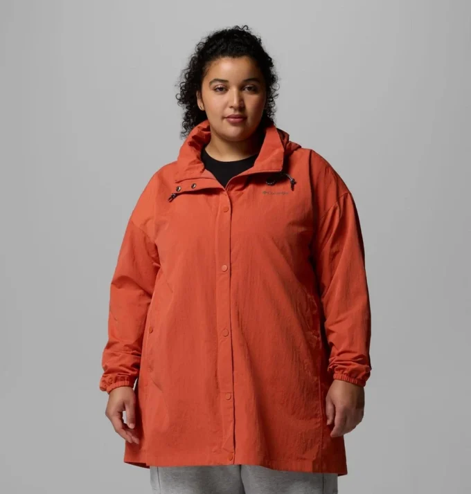 Eastmoreland™ Gefütterte lange Jacke für Damen – Übergrößen