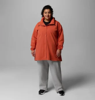 Eastmoreland™ Gefütterte lange Jacke für Damen – Übergrößen
