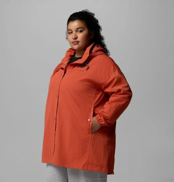 Eastmoreland™ Gefütterte lange Jacke für Damen – Übergrößen