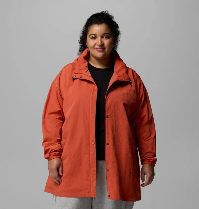Eastmoreland™ Gefütterte lange Jacke für Damen – Übergrößen