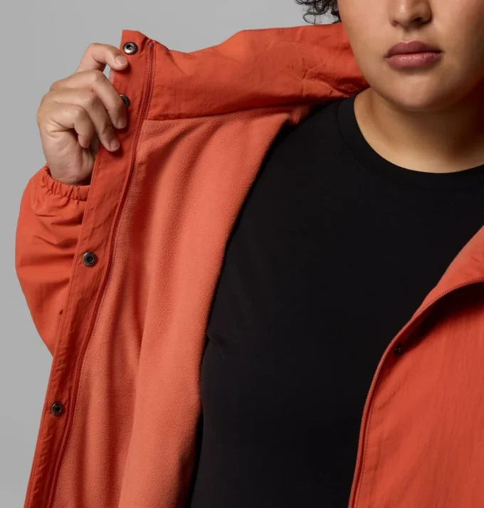 Eastmoreland™ Gefütterte lange Jacke für Damen – Übergrößen