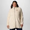 Fire Side™ Lange Fleecejacke mit durchgehendem Reißverschluss für Damen – Übergrößen