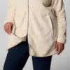 Fire Side™ Lange Fleecejacke mit durchgehendem Reißverschluss für Damen – Übergrößen