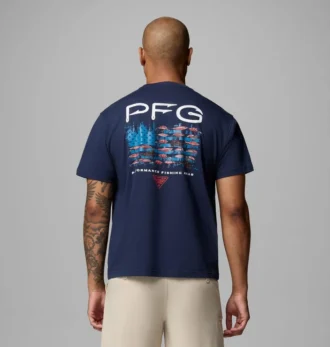 Herren Aprub Flag PFG Kurzarm-T-Shirt