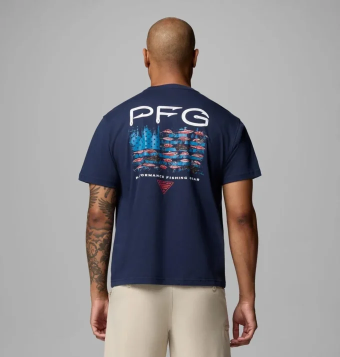 Herren Aprub Flag PFG Kurzarm-T-Shirt
