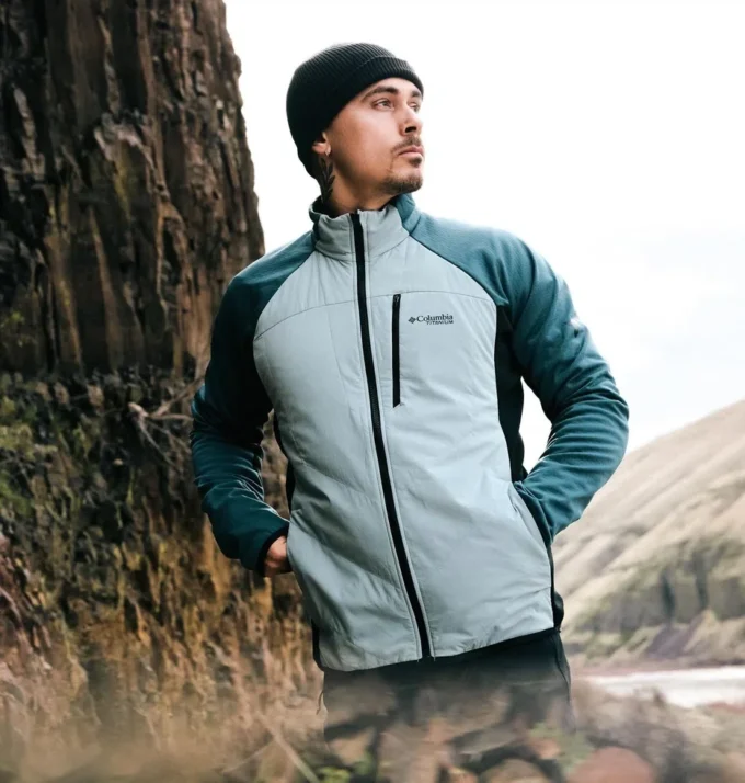 Herren Arctic Crest™ Hybrid Full Zip Jacke