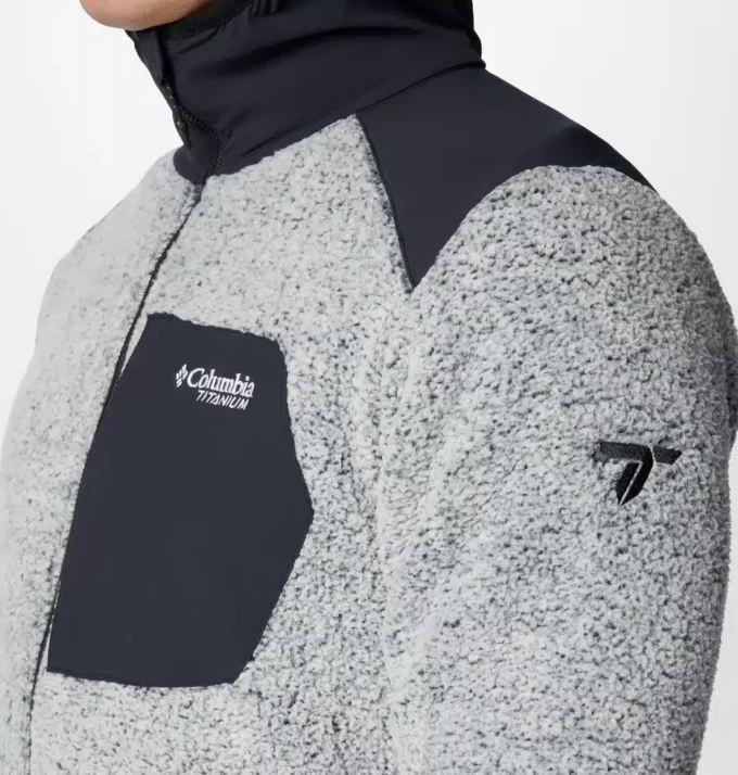 Herren Arctic Crest™ Sherpa Fleecejacke mit durchgehendem Reißverschluss
