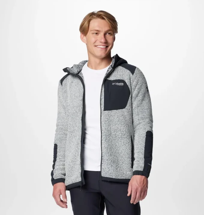 Herren Arctic Crest™ Sherpa Fleecejacke mit durchgehendem Reißverschluss